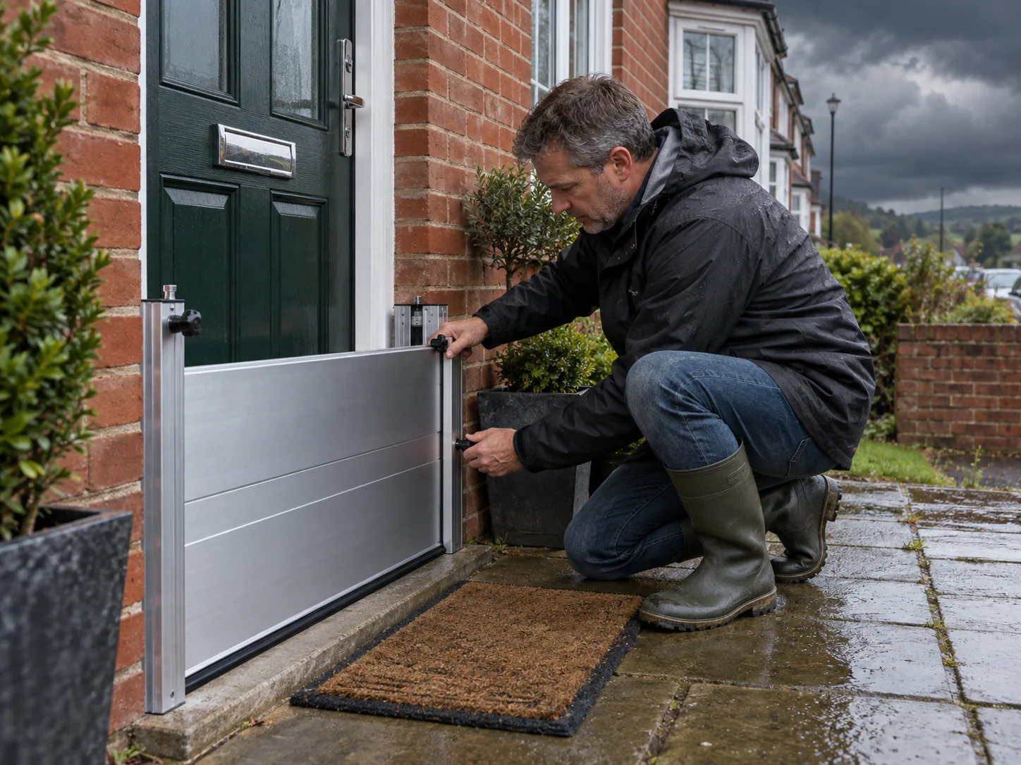 Flood doors and flood gates